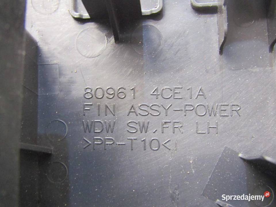PANEL PRZEŁĄCZNIK SZYB LEWY PRZÓD PRZEDNI NISSAN