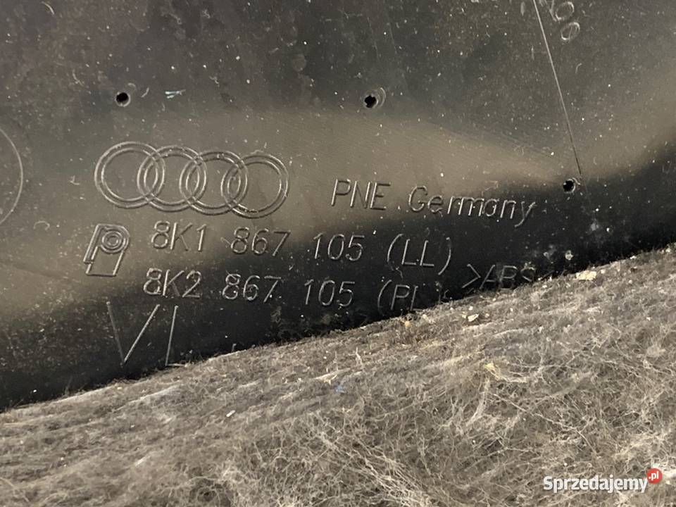 BOCZEK DRZWI LEWY PRZÓD AUDI A4 B8 Kombi 0715