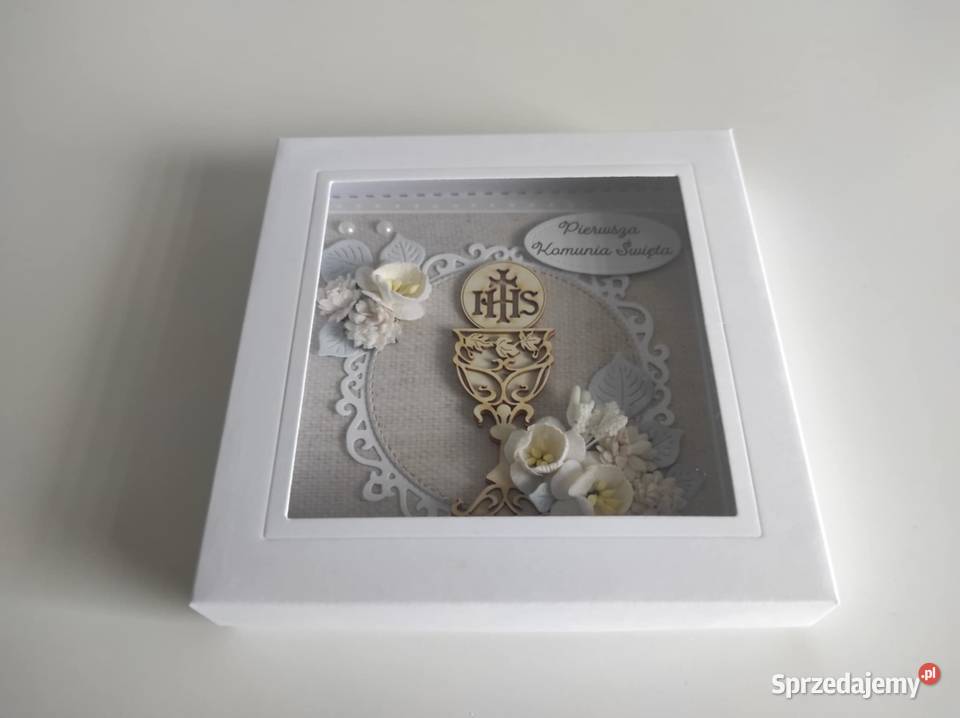 Kartka w pudełku ręcznie robiona Pamiątka Łódź