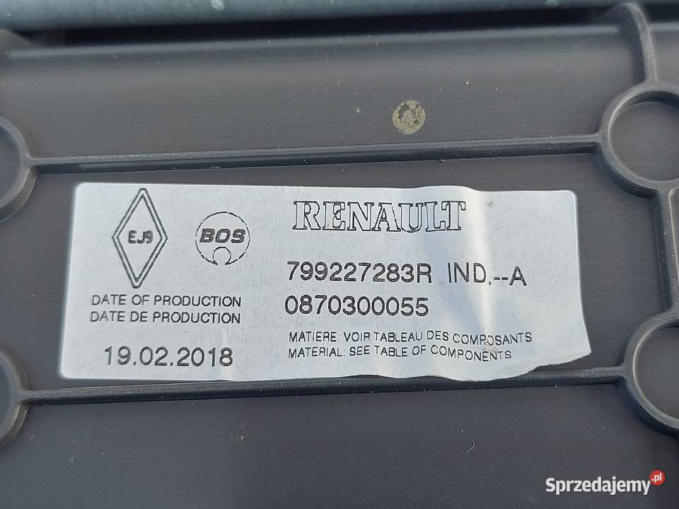 DACIA LOGAN II 16r roleta bagażnika 799227283B sprzedam