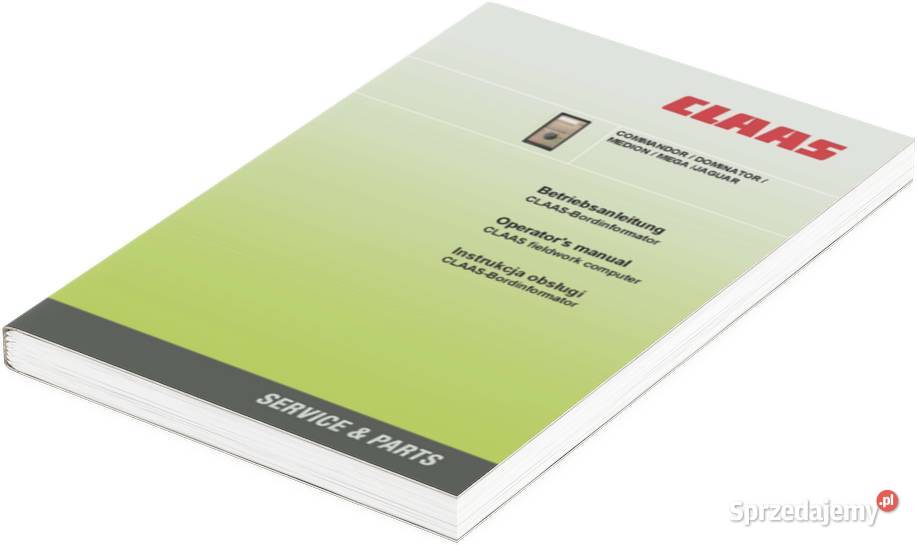 Instrukcja obsługi Claas Lexion 410 IMO katalog Książki i Podręczniki wielkopolskie Szamotuły sprzedam