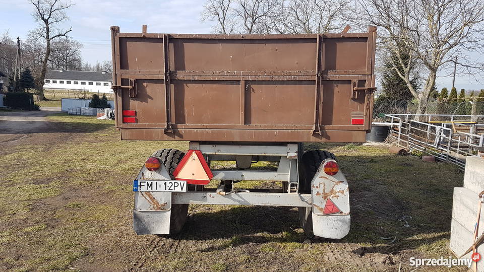 Przyczepa BSS Brandys 9t pierwszy właściciel Łagowiec
