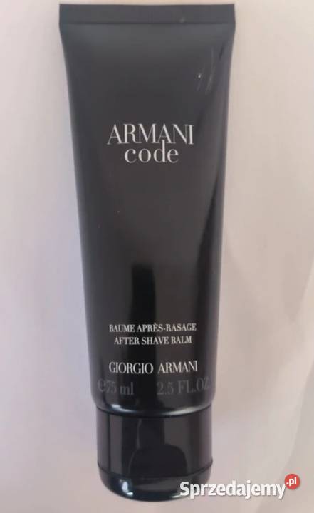 Giorgio Armani Code balsam goleniu 75ml podkarpackie sprzedam