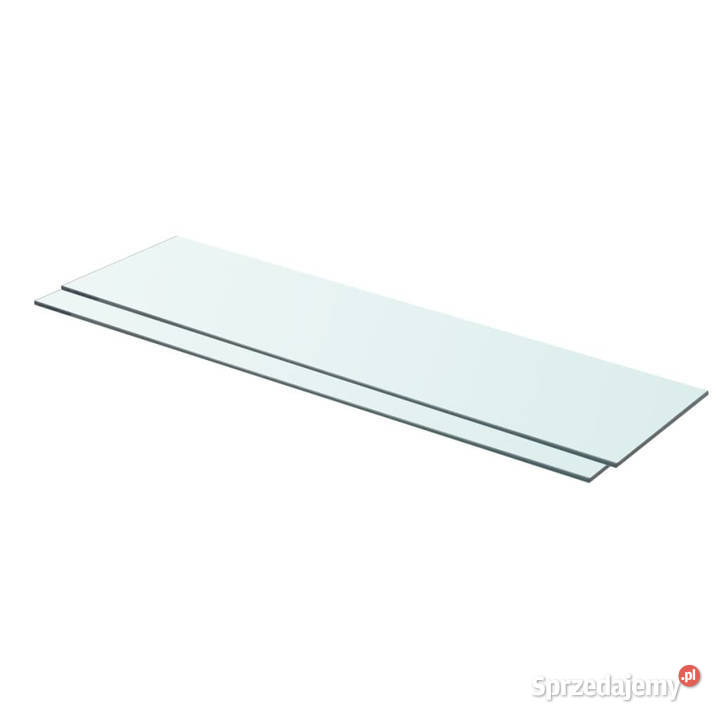 Półki 2 panel z bezbarwnego szkła 80 x 20 Warszawa sprzedam