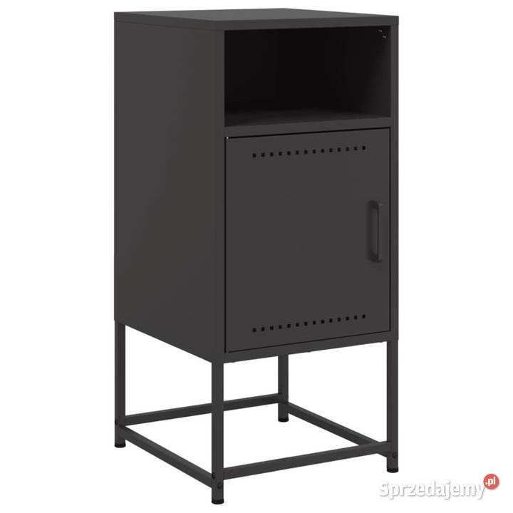 Szafki nocne 2 czarne 36x39x78 stal WM846567 Warszawa sprzedam