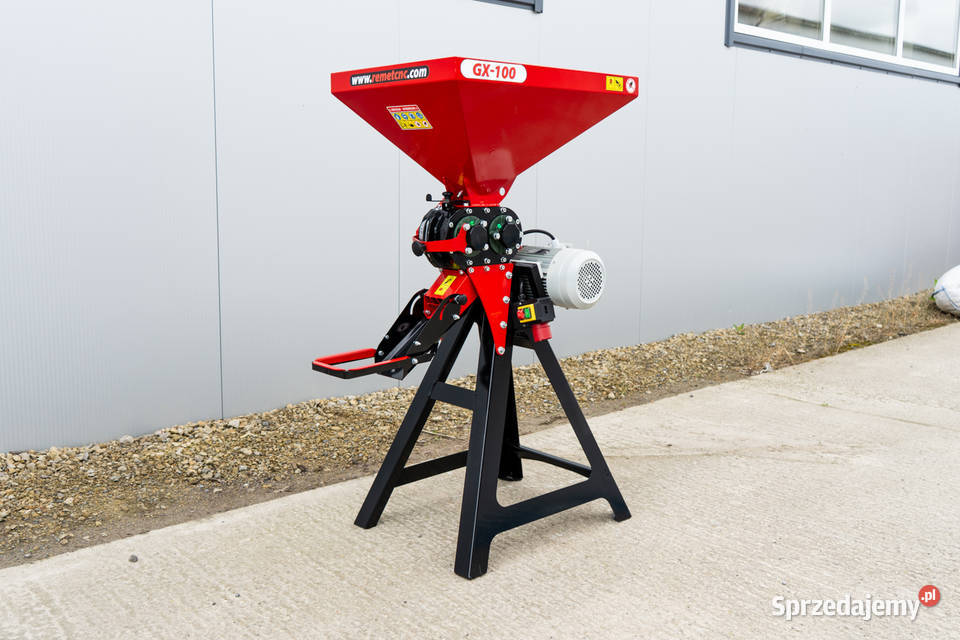 Gniotownik REMET GX100 śrutownik do zboza nieuszkodzony Rolnictwo podkarpackie Łowisko