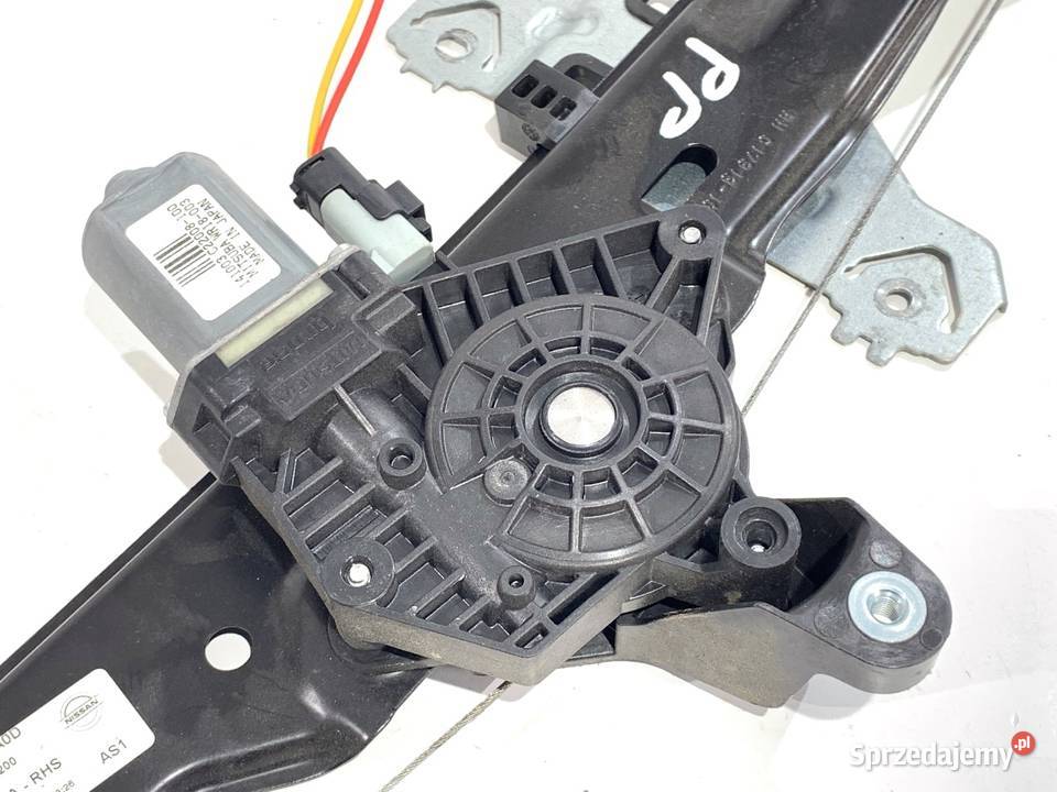 PODNOŚNIK SZYBY PRAWY PRZÓD NISSAN QASHQAI J11