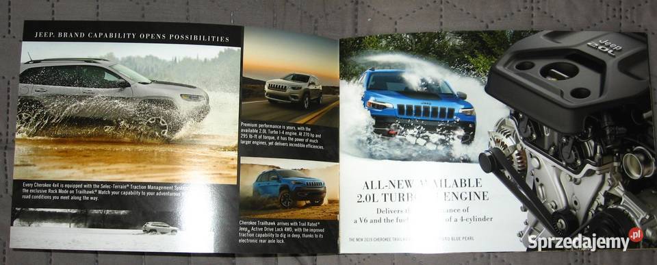 The 2019 JEEP Cherokee prospekt katalog Kępice