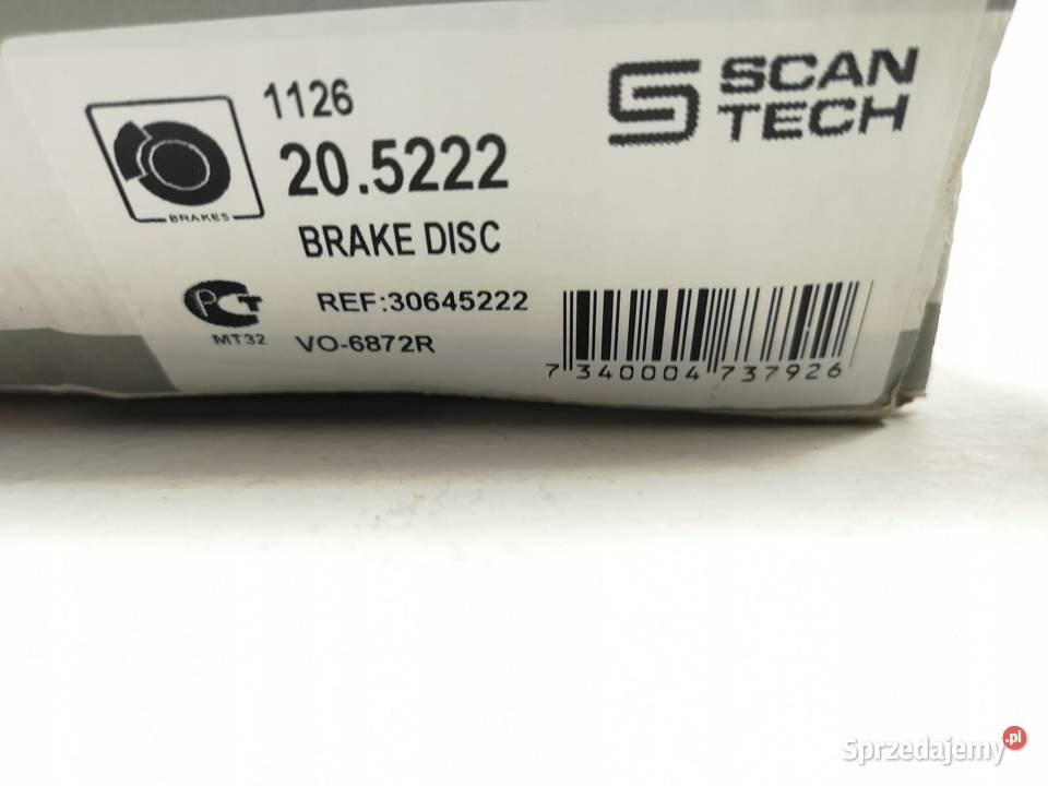 TARCZE HAMULCOWE PRZÓD LEWAPRAWA VOLVO S60 V70 sprzedam