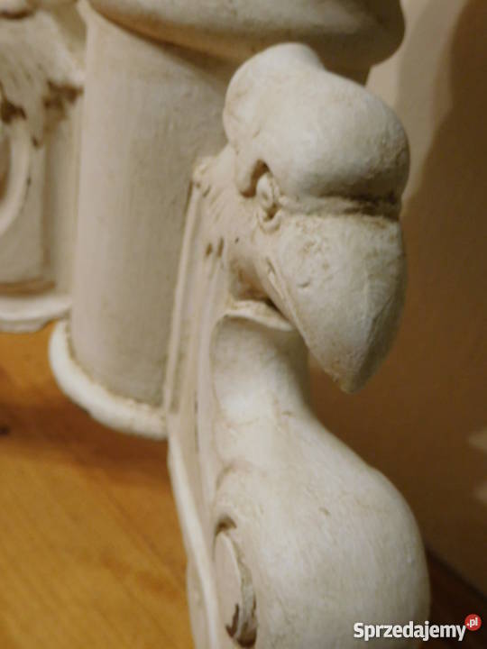 Konsola z gryfami shabby chic dolnośląskie Oleśnica