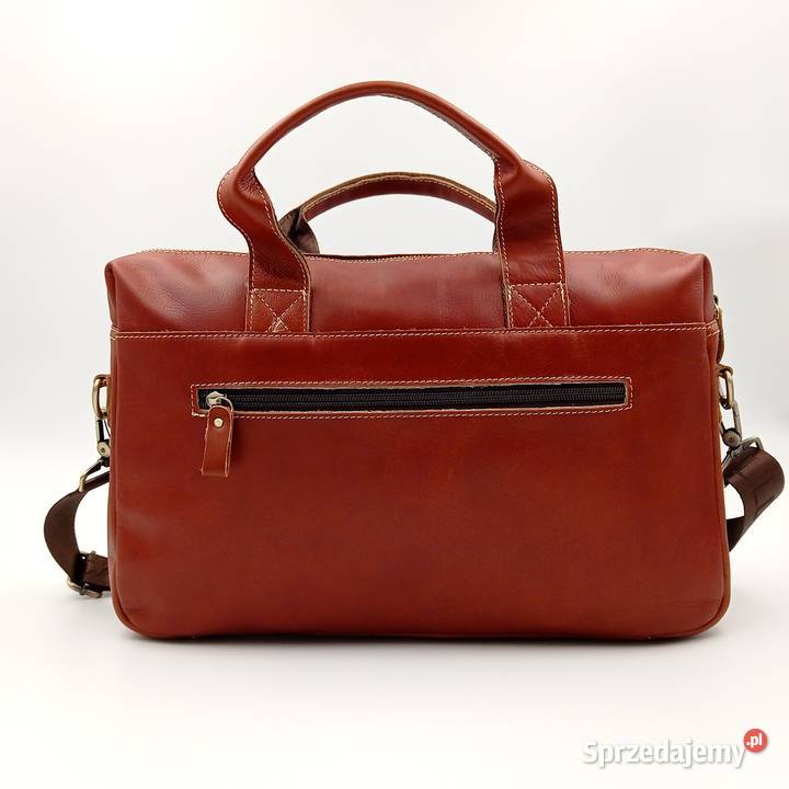Torba teczka skórzana na ramie Bullcaptain Zawiercie