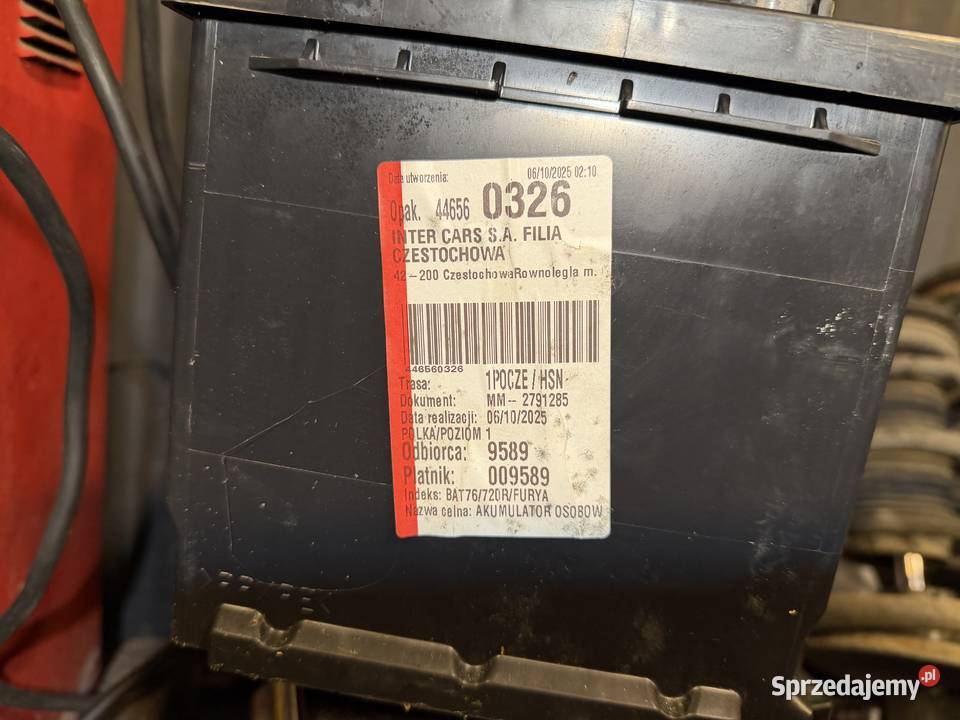 FURYA Akumulator 12v 76Ah 720A P Diesel NOWY Częstochowa sprzedam