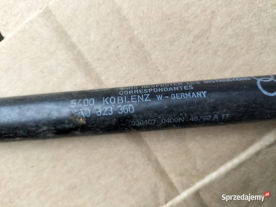 Siłownik maski klapy przód przedniej Audi 80 B4 lubelskie Kamień-Kolonia