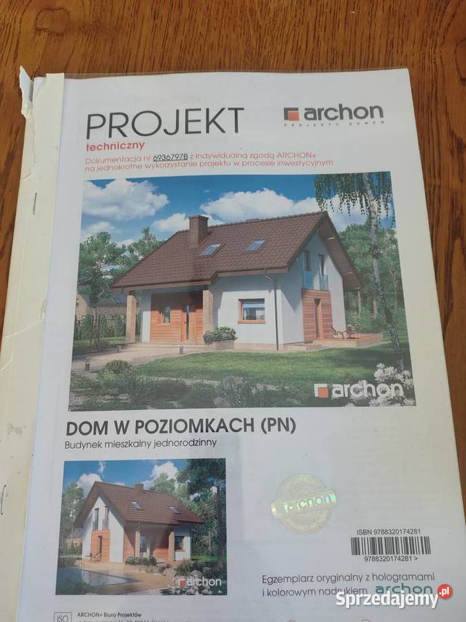 Sprzedam projekt domu dom w poziomkach pn Bystrzyca