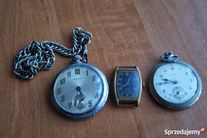 Stare zegarki kieszonkowe i naręczny dolnośląskie Wrocław