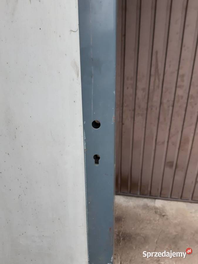 Drzwi metalowe ocieplane do hali garażowe 93cm Lublin