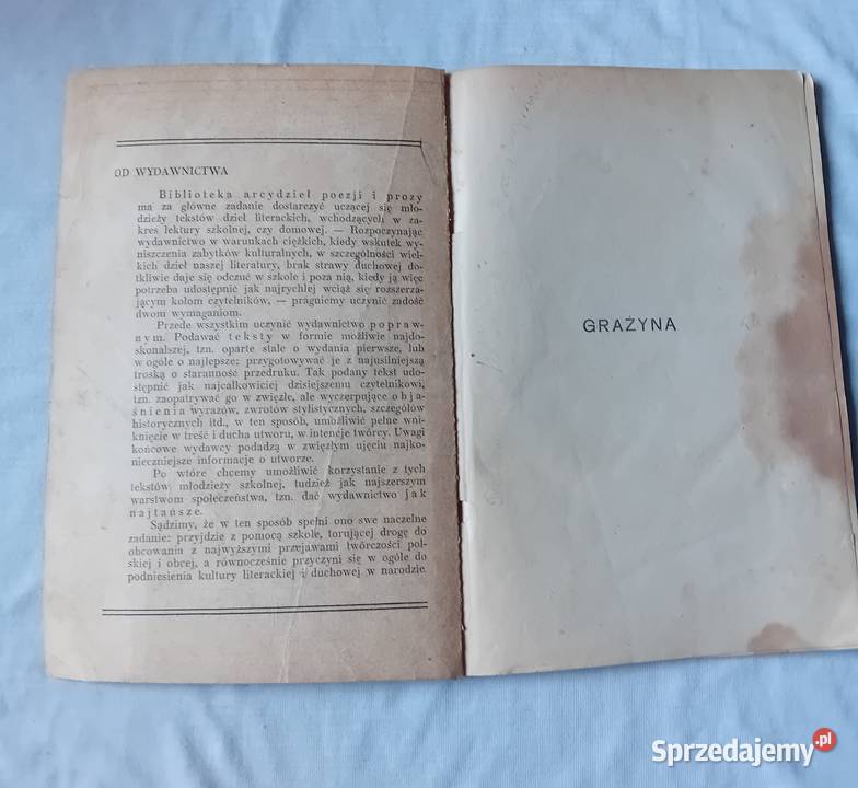 Adam Mickiewicz Grażyna Powieść litewska Wyd wielkopolskie Koźminek