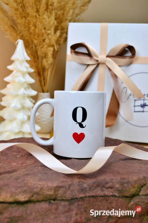 Kubek ceramiczny z nadrukiem QUEEN niej Otrębusy