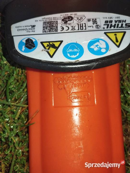 Nożyce akumulatorowe Stihl HSA 56 HSA 86 lubelskie Gościeradów Ukazowy