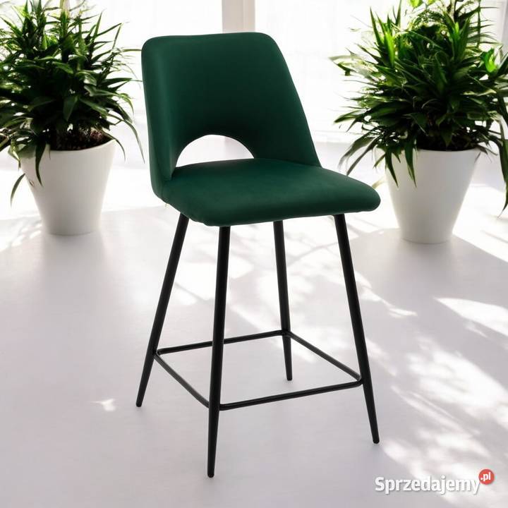 Hoker Tapicerowany Oro Butelkowa Zieleń Wysyłka Dom i Ogród Tarchały Małe