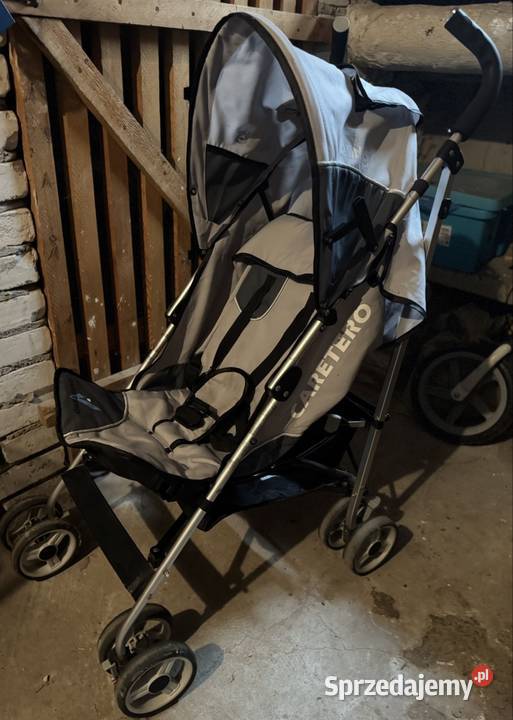 Wózek spacerowy Caretero szaroczarny mazowieckie