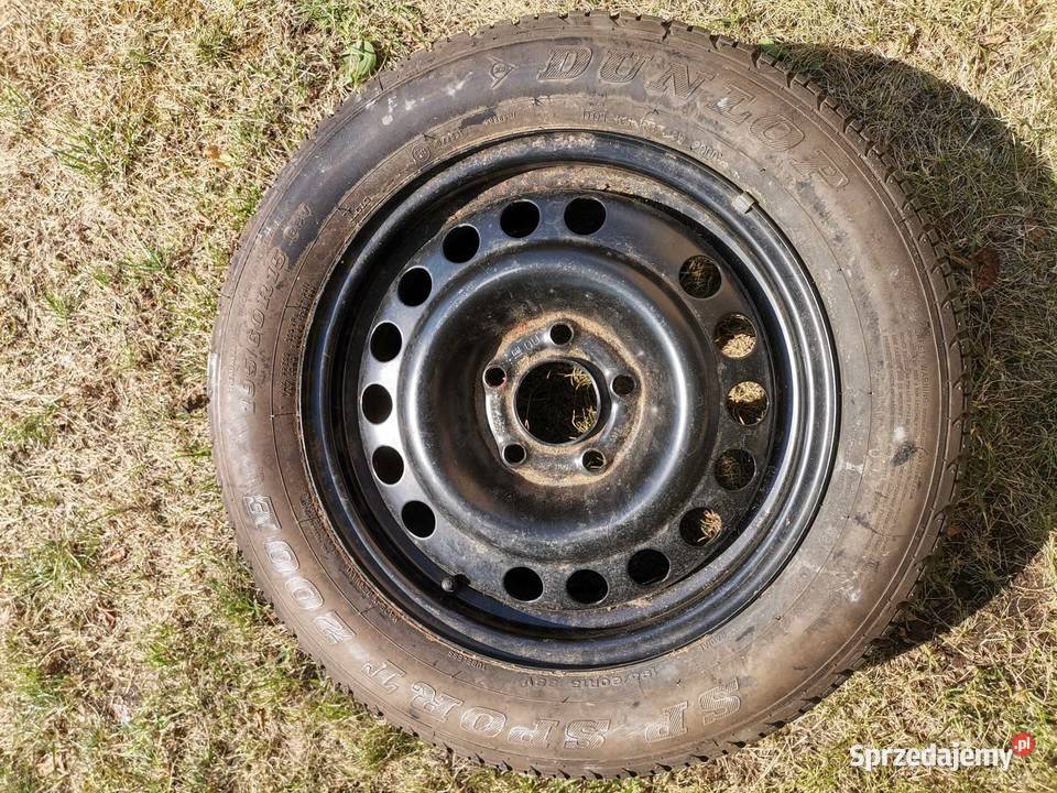 Felga stalowa GM z oponą Dunlop Sport 200E Zielonka sprzedam