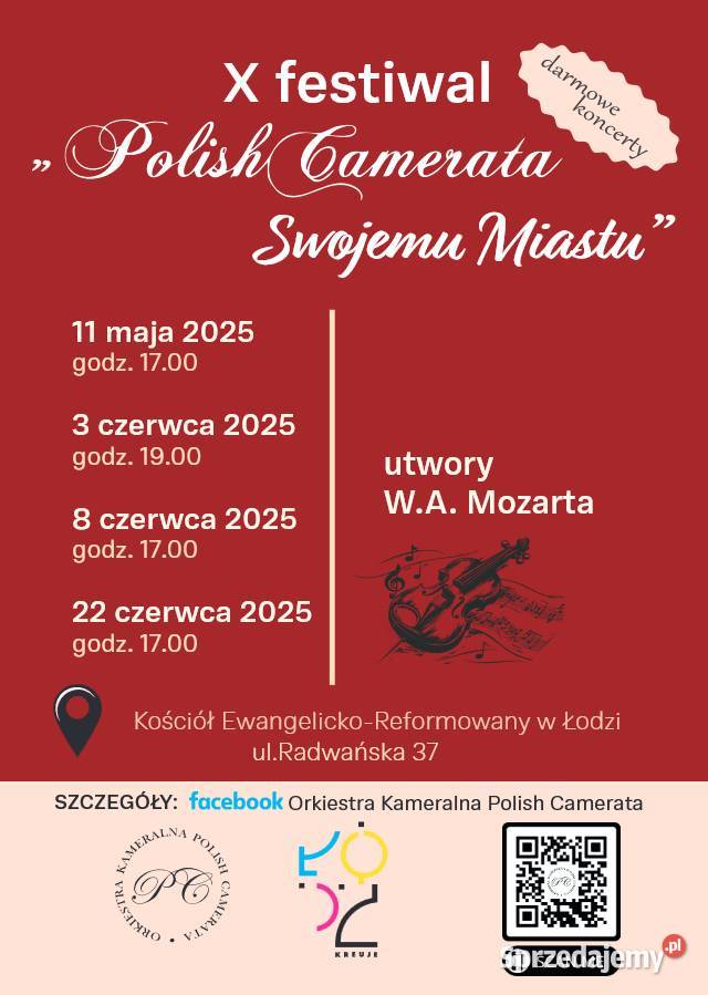 Plakat z autografem prof Marka Głowckiego Łódź