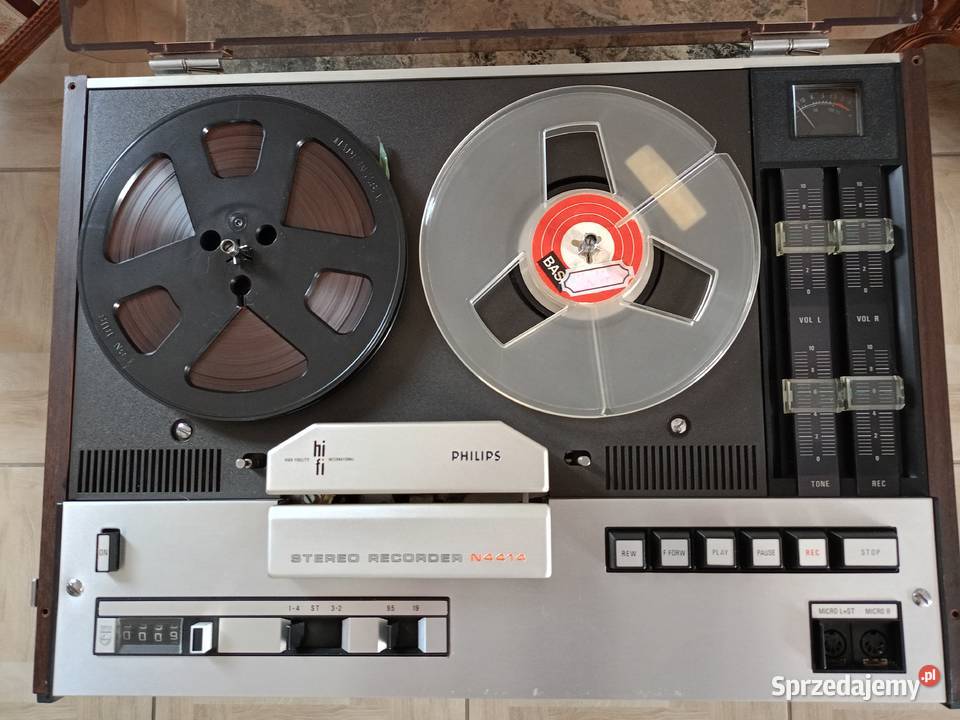 Magnetofon Szpulowy PHILIPS N4414 Hi Fi Vintage wielkopolskie sprzedam