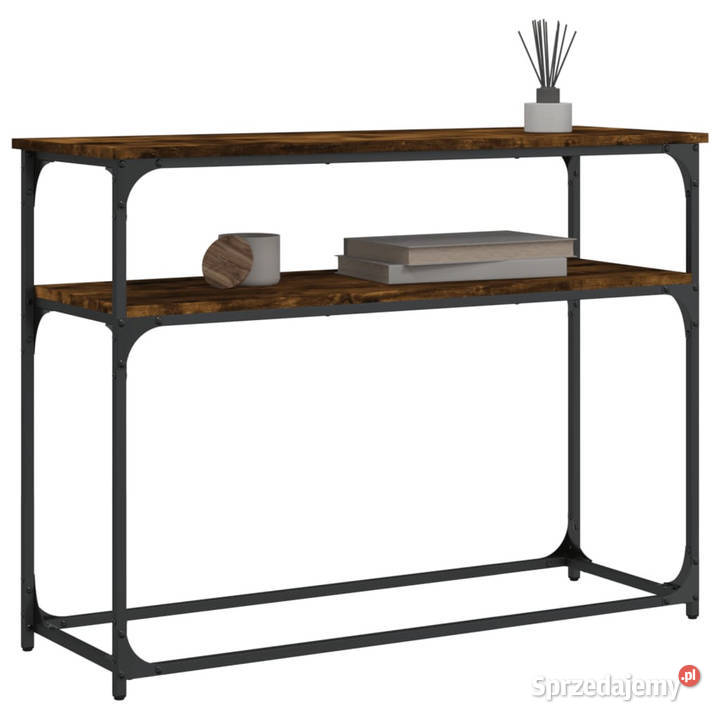Stolik konsolowy przydymiony dąb 100x355x75