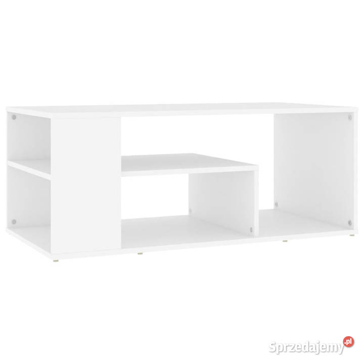 Stolik kawowy biały 100x50x40 materiał Warszawa