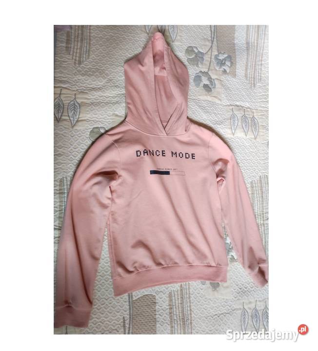 bluza z kapturem dziewczynki z brokatem kangurka Kielce