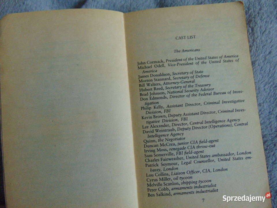 The Negotiator Frederick Forsyth Negocjator Lublin