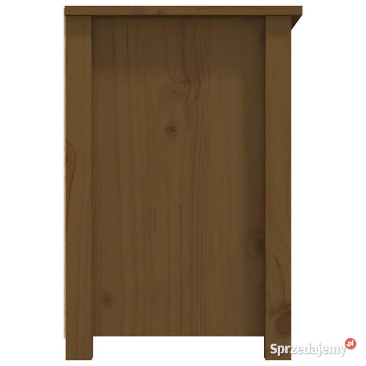 Szafka pod TV miodowy brąz 79x35x52 lite drewno RTV Warszawa