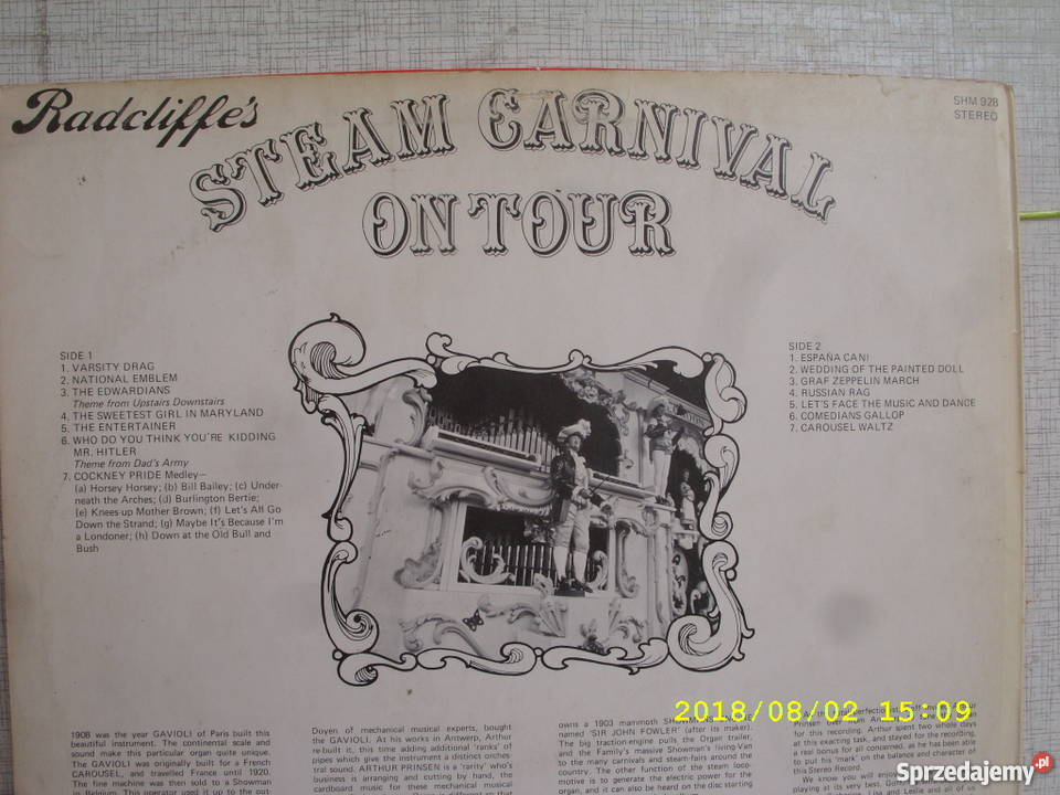 Dance Lp STEAM CARNIVAL ON TOUR England Płyty i kasety dolnośląskie