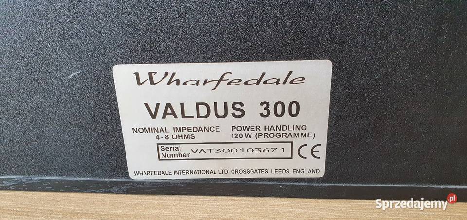 Kolumny podłogowe Wharfedale valdus 300 120w Katowice