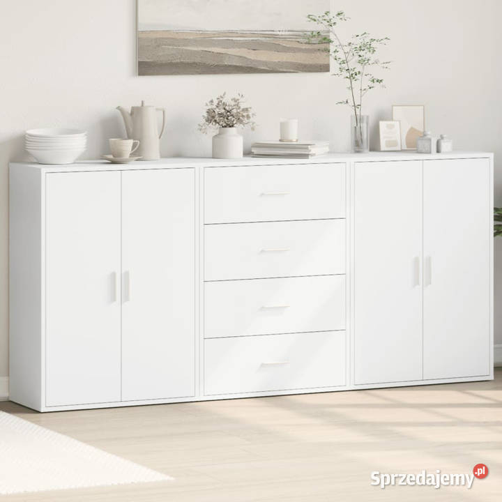 Szafki 3 białe 60x31x84 materiał drewnopochodny Warszawa
