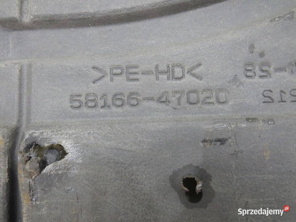 OSŁONA PODWOZIA LEWY TYŁ PRIUS 3 III 5816647020 osobowe