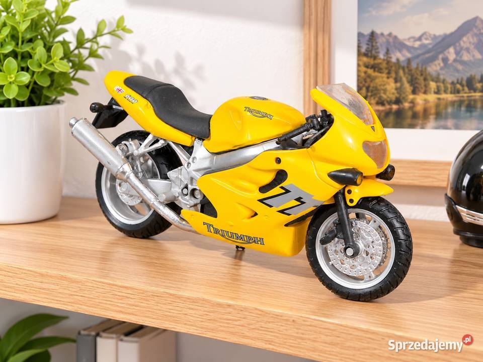 kolekcjonerski model motocykla Triumph TT600 Poddębice