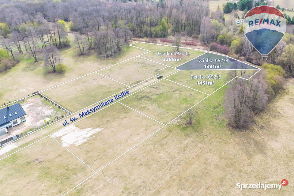 Działka budowlana 1391m2 z WZ gm Jaktorów 1391m2 mazowieckie
