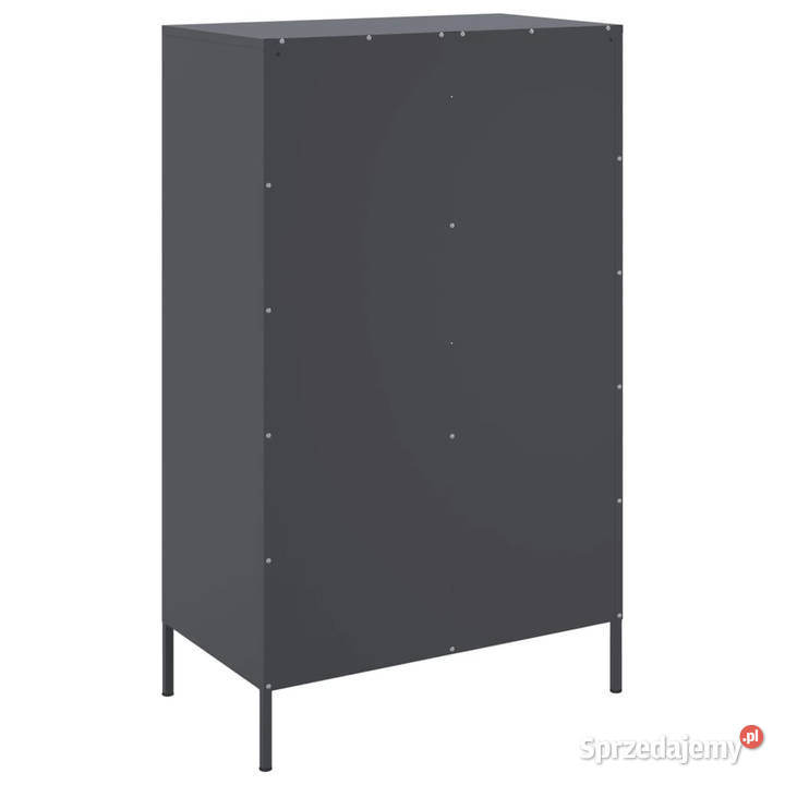 Szafka antracytowa 68x39x113 stal WM842972 mazowieckie Warszawa