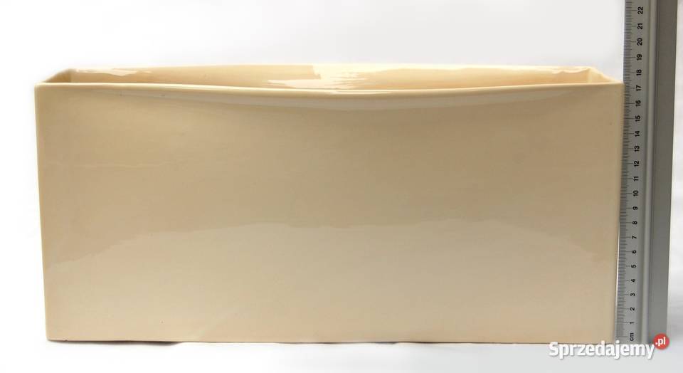 Doniczka ceramiczna prostokątna osłonka na Lublin