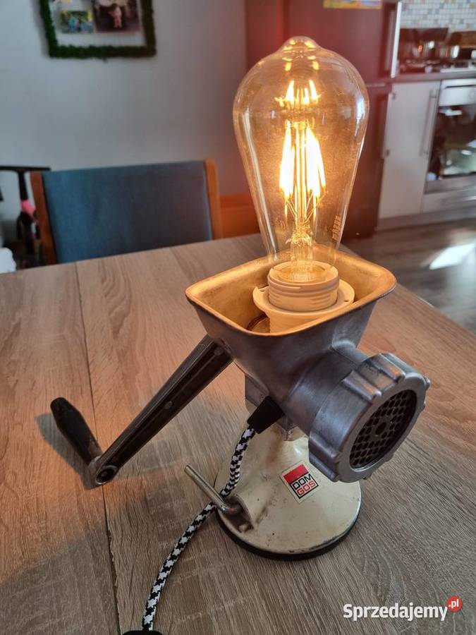 Lampy z maszynek do mielenia mięsa Loft vintage śląskie Czechowice-Dziedzice