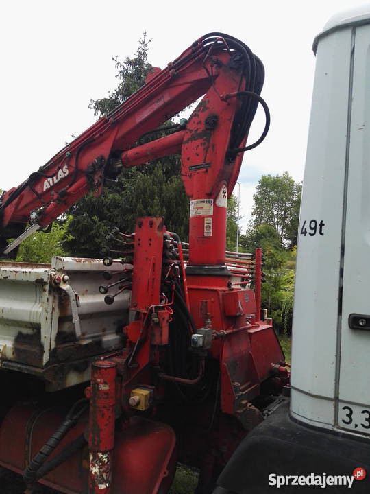 Mercedes 809 z hds i łyżką obrotową Szczecin