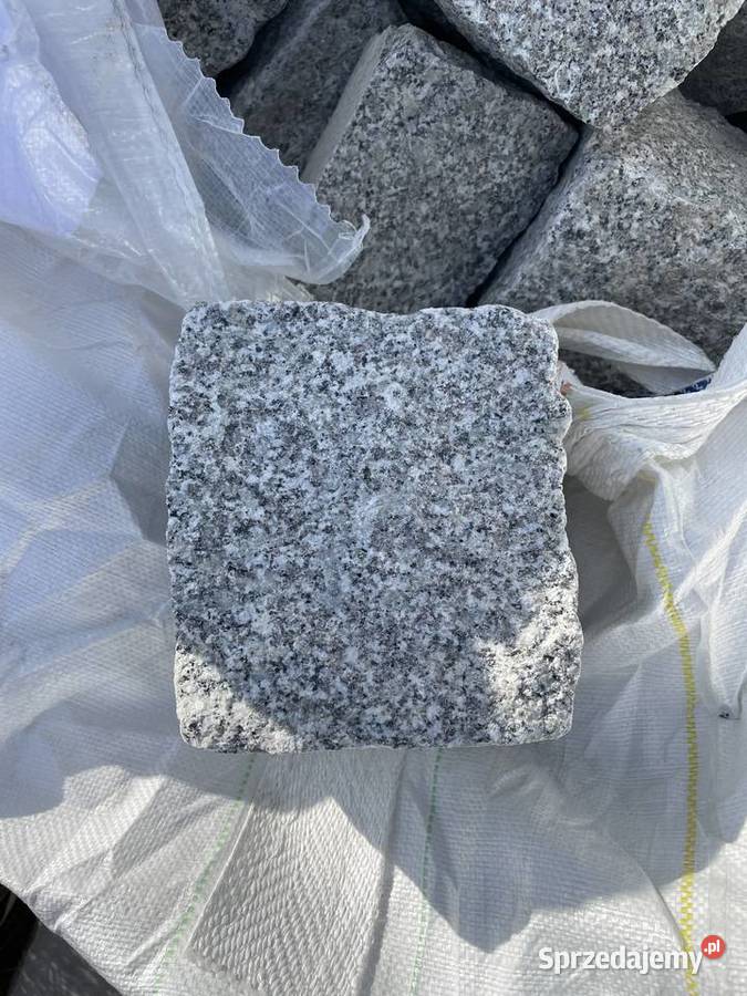 KOSTKA GRANITOWA 15x17 Brukowa Bruk Szary Granit Piaseczno
