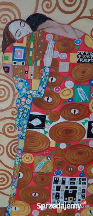 Obraz olejny Drzewo życia Spełnienie Klimt śląskie