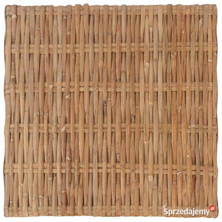 Podnóżek z poduszką naturalny rattan WM286281 Warszawa