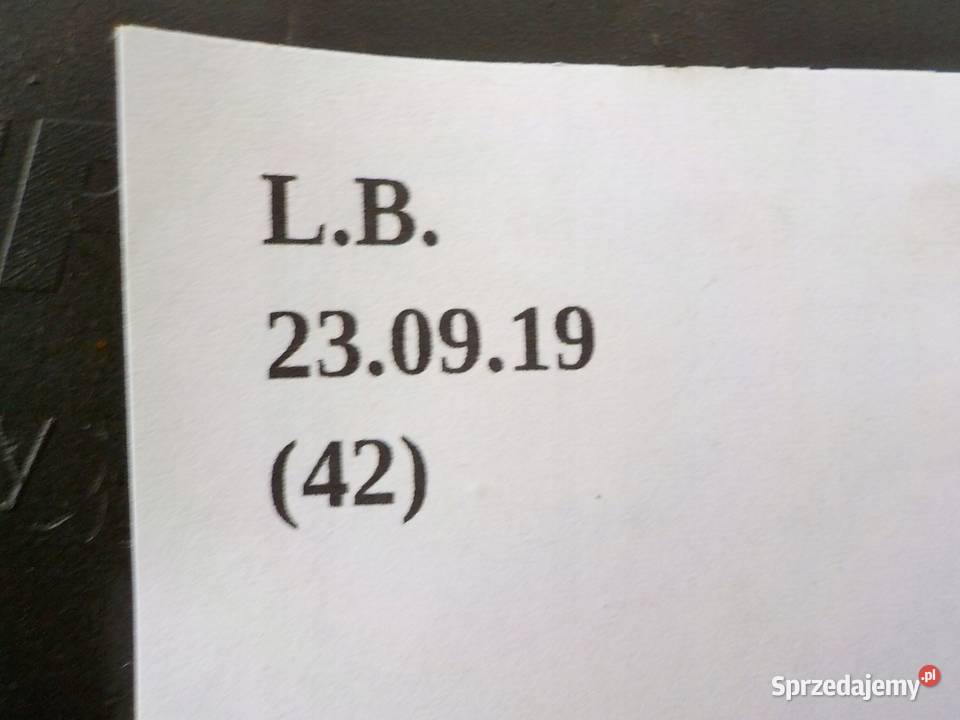ZDERZAK TYLNY TYŁ AUDI A4 B9 KOMBI 8W9807511J wielkopolskie Nowy Tomyśl sprzedam