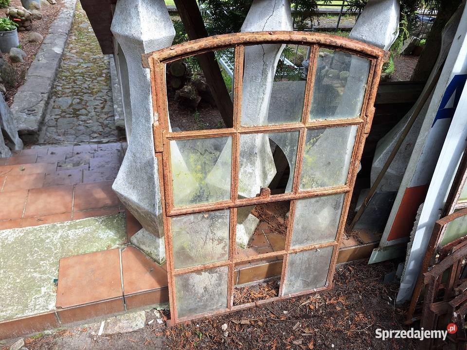 stare okno żeliwne góra uchylna sprzedam