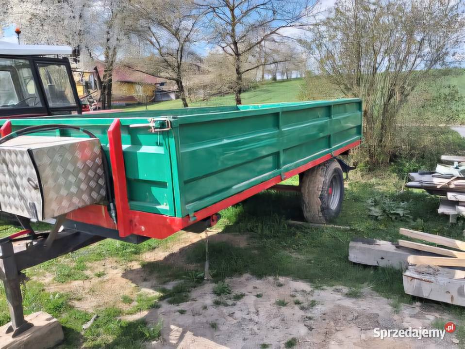 Przyczepa jedno osiową wywrotka Szczebrzeszyn