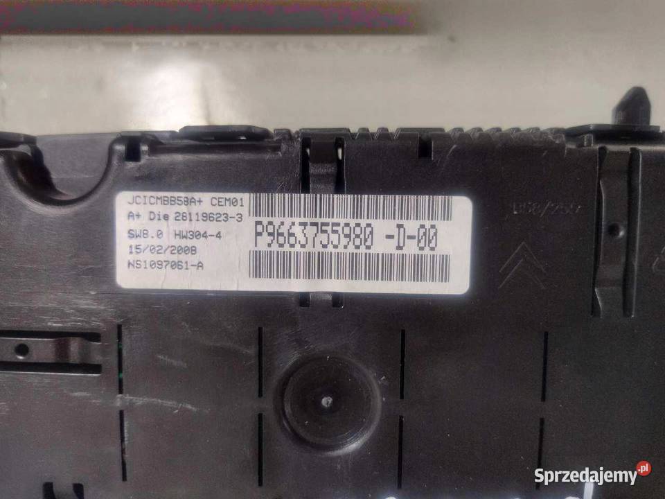 LICZNIK CITROEN C4 PICASSO 9663755980 wielkopolskie
